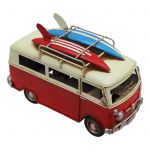 Large Tin Metal 25cm Model VW / Fiat Style Camper Van